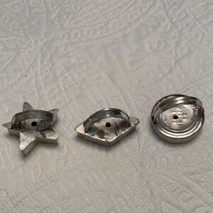 Set of 3 Handmade Vintage Cookie Cutters